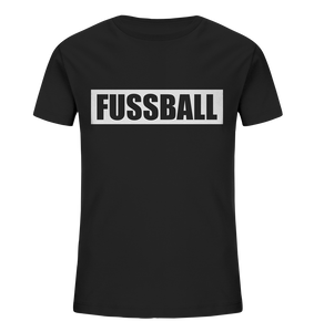 N.O.S.W. BLOCK Teamsport Shirt "FUSSBALL" Kids UNISEX Organic T-Shirt schwarz