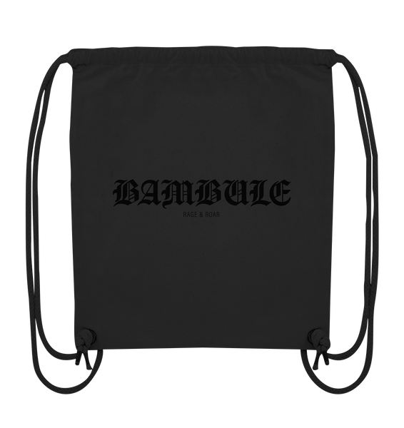 RIOT//GROUNDS Fanblock Tote-Bag "BAMBULE RAGE & ROAR" Organic Turnbeutel black