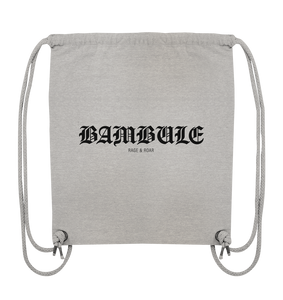 RIOT//GROUNDS Fanblock Tote-Bag "BAMBULE RAGE & ROAR" Organic Turnbeutel heather grey