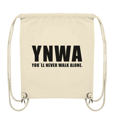 Fanblock Tote-Bag "YNWA" Organic Turnbeutel (80% Bio-Baumwolle, 20% recyceltes Polyester)