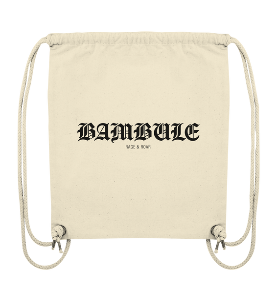 RIOT//GROUNDS Fanblock Tote-Bag "BAMBULE RAGE & ROAR" Organic Turnbeutel natural raw