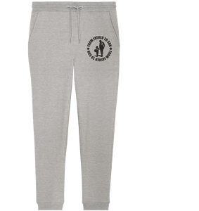 N.O.S.W. BLOCK Fanblock Jogginghose "FROM FATHER TO SON" Organic Jogger Pants heather grey