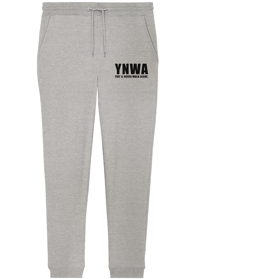 N.O.S.W. BLOCK Fanblock Jogginghose "YNWA" Organic Jogger Pants heather grey