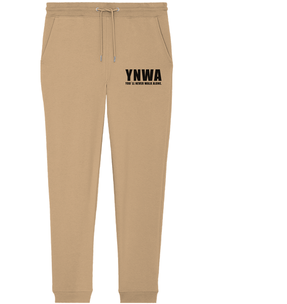 N.O.S.W. BLOCK Fanblock Jogginghose "YNWA" Organic Jogger Pants latte