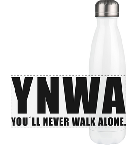 N.O.S.W. BLOCK Trinkflasche Edelstahl "YNWA" Panorama Thermoflasche 500ml