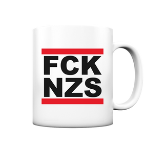 Gegen Rechts Kaffeetasse "FCK NZS" 330 ml Tasse weiß matt