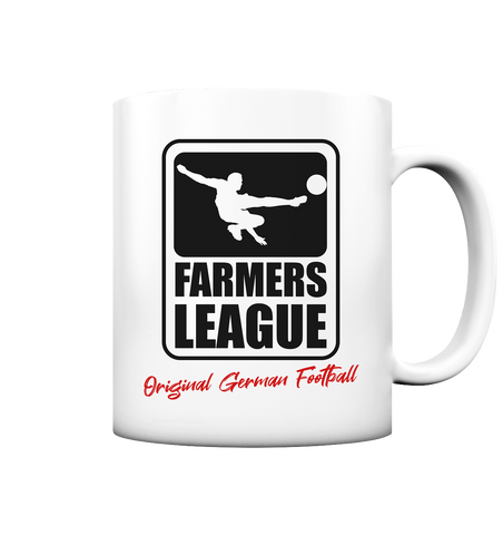 BLOCK.FC Kaffeetasse "FARMERS LEAGUE" 330 ml Tasse weiß matt