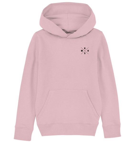 N.O.S.W. BLOCK Fanblock Hoodie "STRAIGHT OUTTA FANBLOCK" Kids UNISEX Organic Kapuzenpullover cotton pink