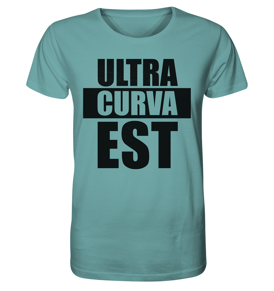 N.O.S.W. BLOCK Ultras Shirt "ULTRA CURVA EST" Männer Organic T-Shirt citadel blue